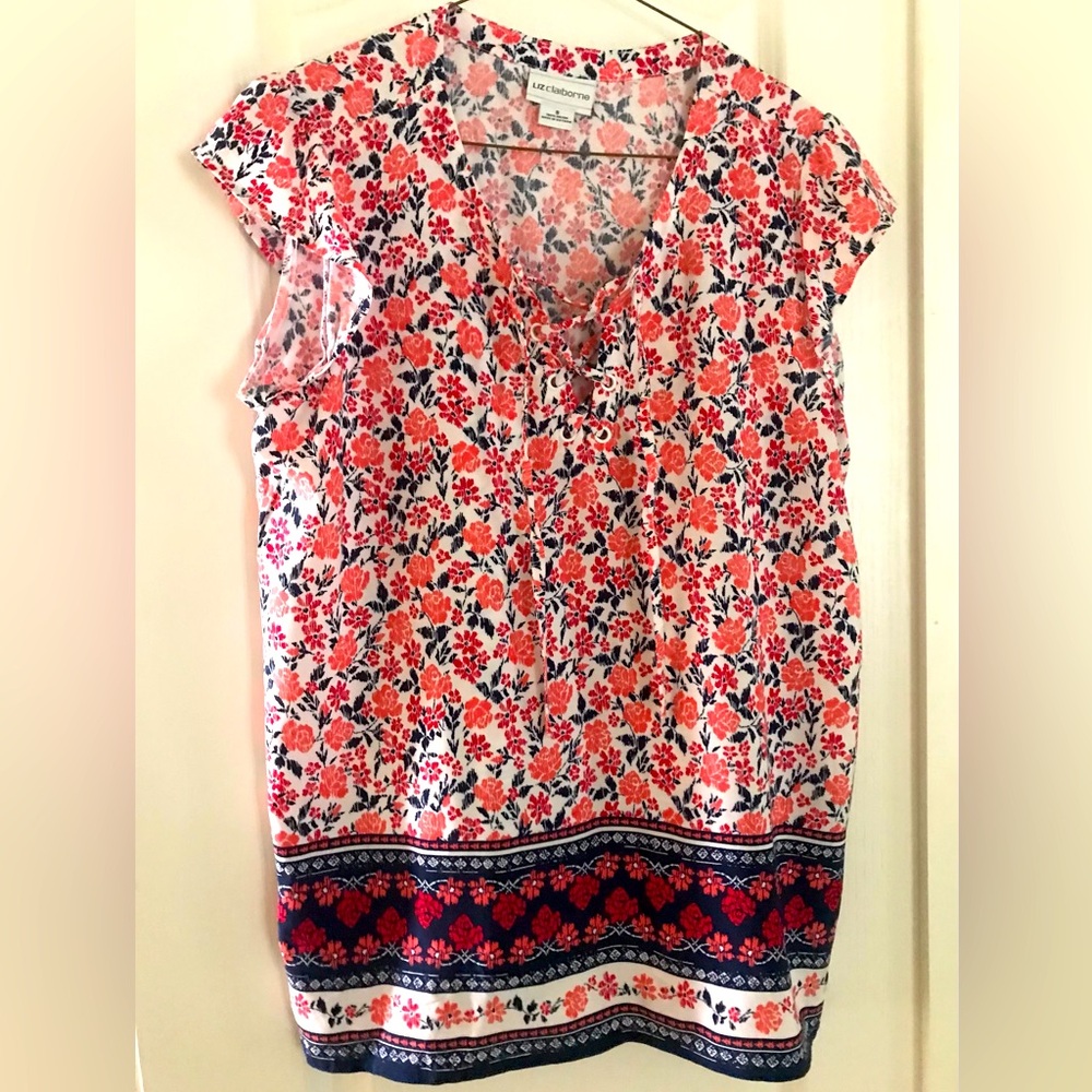 Liz Claiborne Tunic Length Top - image 1